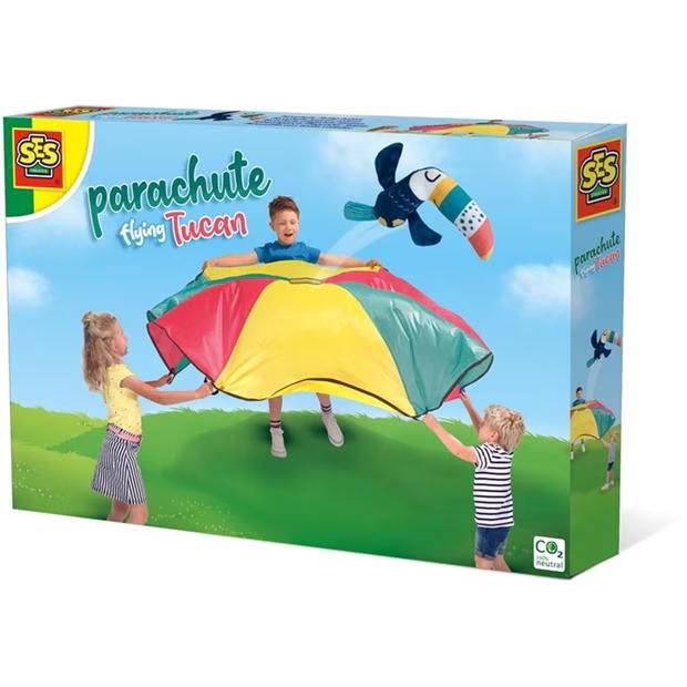 SES Creative Parachute Flying Toucan