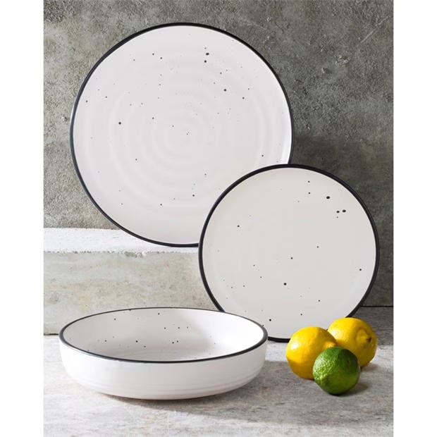 Waterside 12pc Speckle Dinner Set