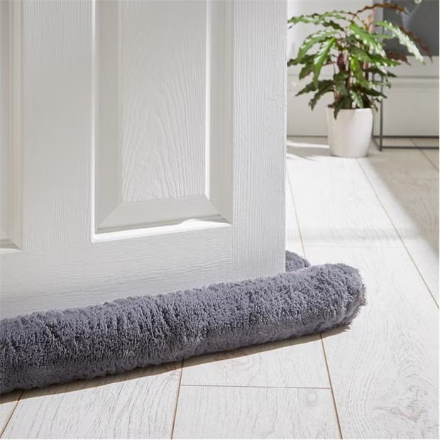 Catherine Lansfield Faux Fur Double Sided Under Door Draught Excluder