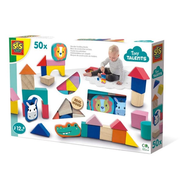 SES Creative Wooden building blocks