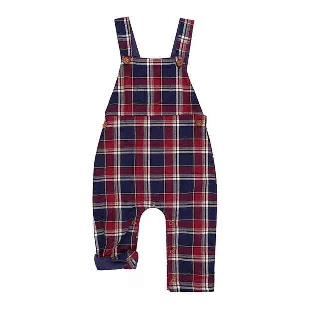 Lilly and Sid Check Dungaree Bb99