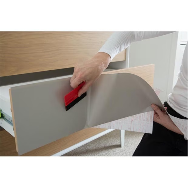 D C Fix dc fix Matt Grey Self Adhesive Vinyl Wrap