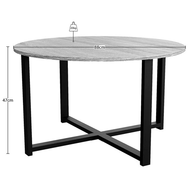 Lassic Vida Designs Brooklyn Round Coffee Table
