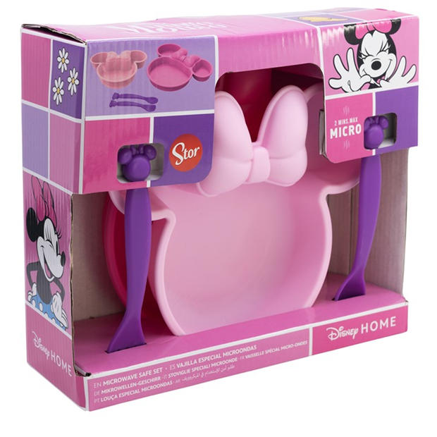 Minnie Mouse 4 Piece Dinner Set