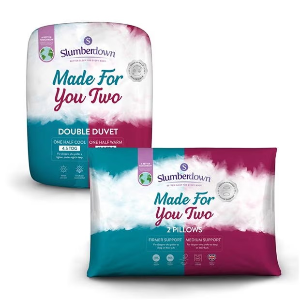 Slumberdown Made For You Two Duvet 2 Medium/Firm Pillows 1 218229-slumberdown-made-for-you-two-duvet-2-medium-firm-pillows-1.jpg
