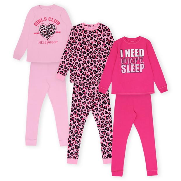 Miso Girls 3 Pack Leopard Pyjama Set 1 237779-miso-girls-3-pack-leopard-pyjama-set-1.jpg