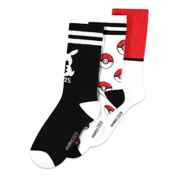 Pokemon Iconic Logos Sport Socks