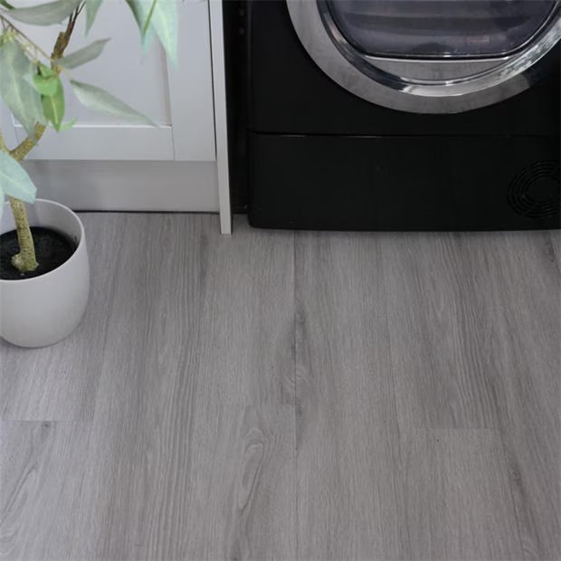 Floor Pops Self Adhesive Vinyl Floor Planks Light Grey
