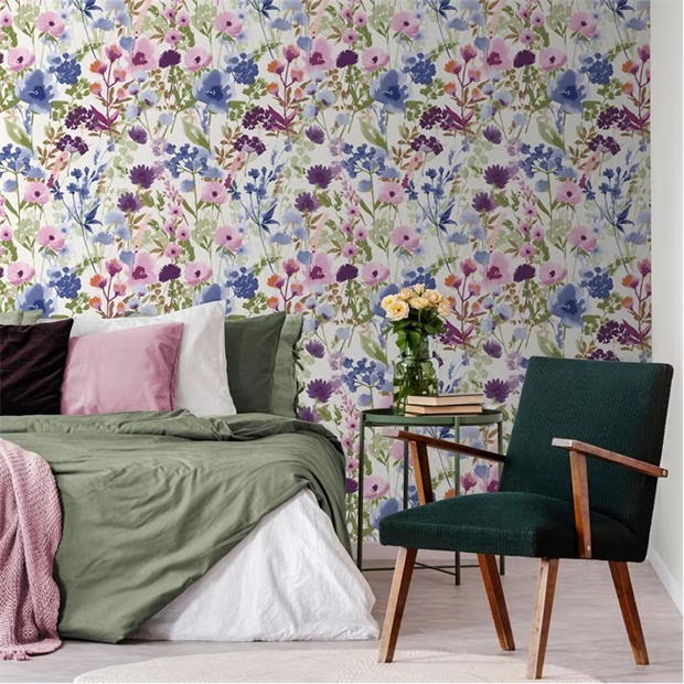 Catherine Lansfield Countryside Floral Wallpaper