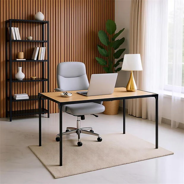 Urban Meuble Modern Desk Metal Frame Space-Saving Design