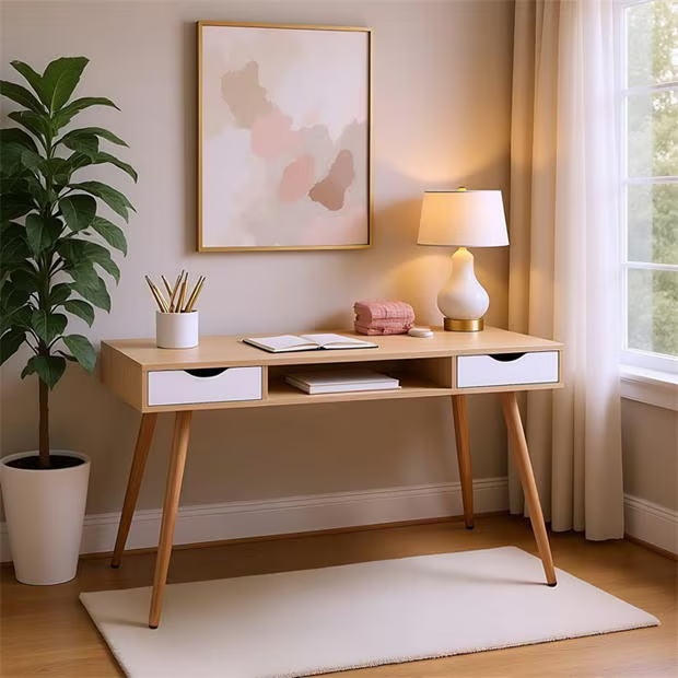 Urban Meuble Beech Side Table Modern D