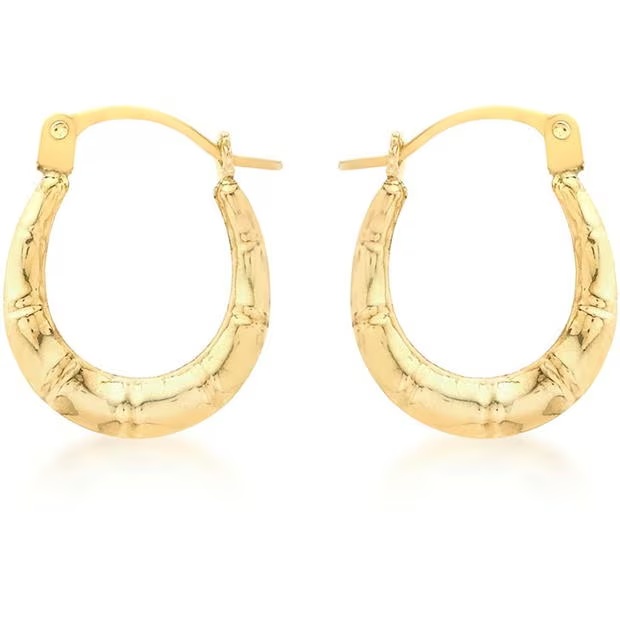 Be You 9ct Mini Groove Hoops