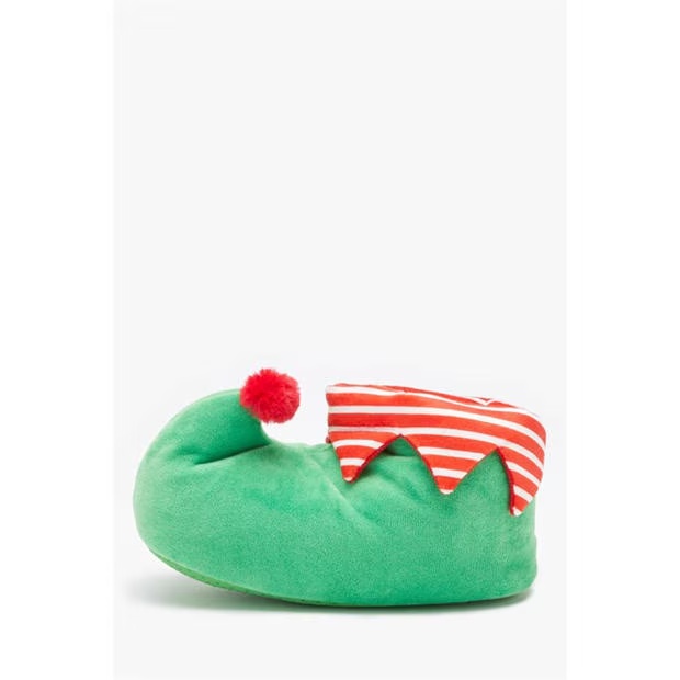 Be You Kids Christmas Elf Slippers