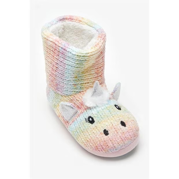 Be You Girls Unicorn Rainbow Booties