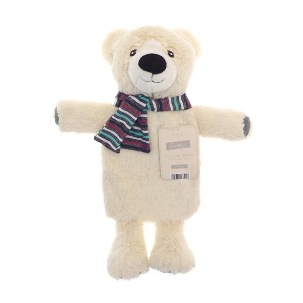 Country Club Hot Water Bottle with Snuggly Novelty Cover