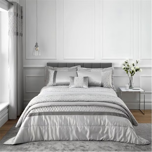 Catherine Lansfield Sequin Cluster Duvet Cover Set