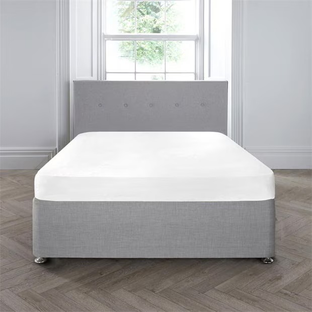 Appletree Pure Cotton 200 Thread Plain Dye Fitted Bed Sheet