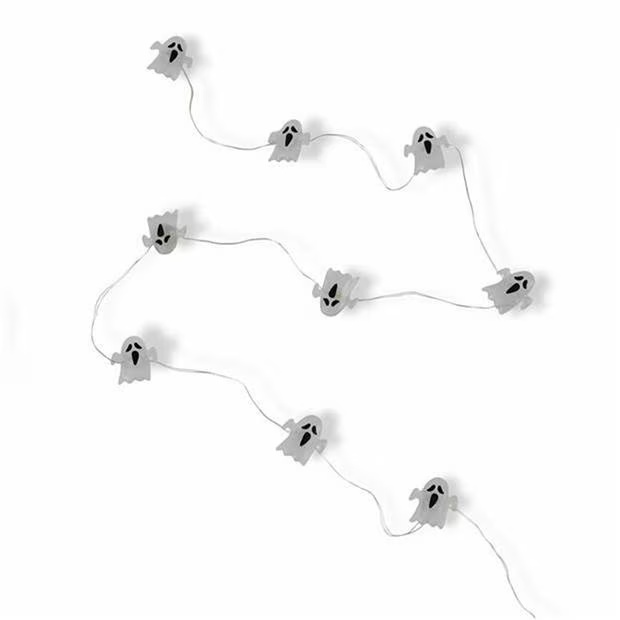 Star String Lights pumpkin or ghost one size