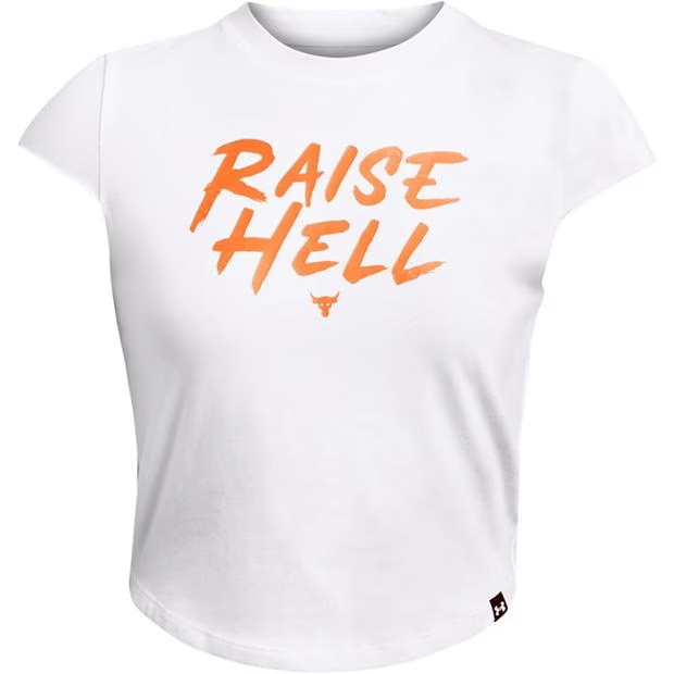 Under Armour Armour Pjt Rck Undrgrnd Cap Slv T Gym Top Womens