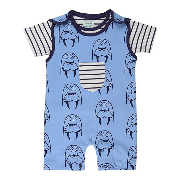 Lilly and Sid Walrus Dungr Set Bb99
