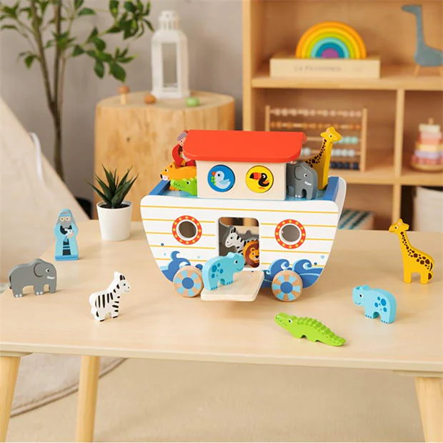 Tooky Toy Wooden Noahs Ark