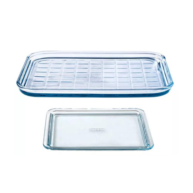 Pyrex Pyrex Glass Mixed Size Baking Tray Set
