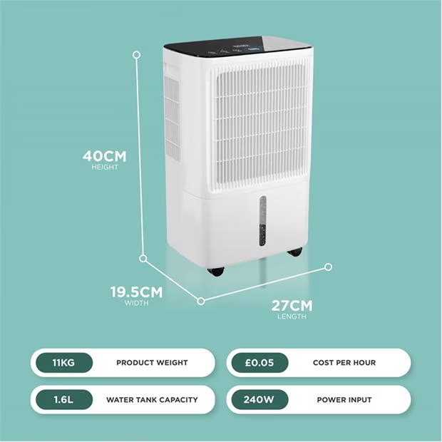 DMD Collective 16L Compressor Dehumidifier