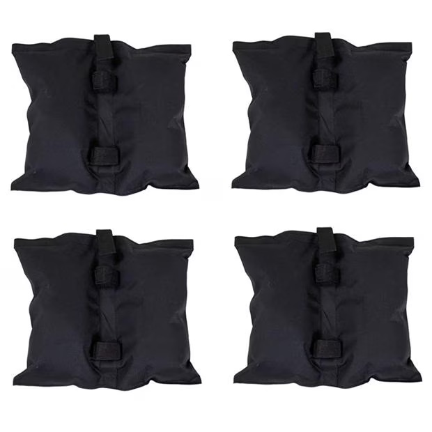 Charles Bentley 4pc Gazebo Leg Weight Bags Black