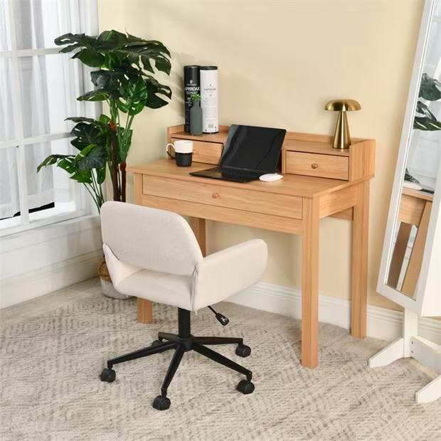 Urban Meuble Light Wood Desk & Swivel Chair Set 1 95442-urban-meuble-light-wood-desk-swivel-chair-set-1.jpg
