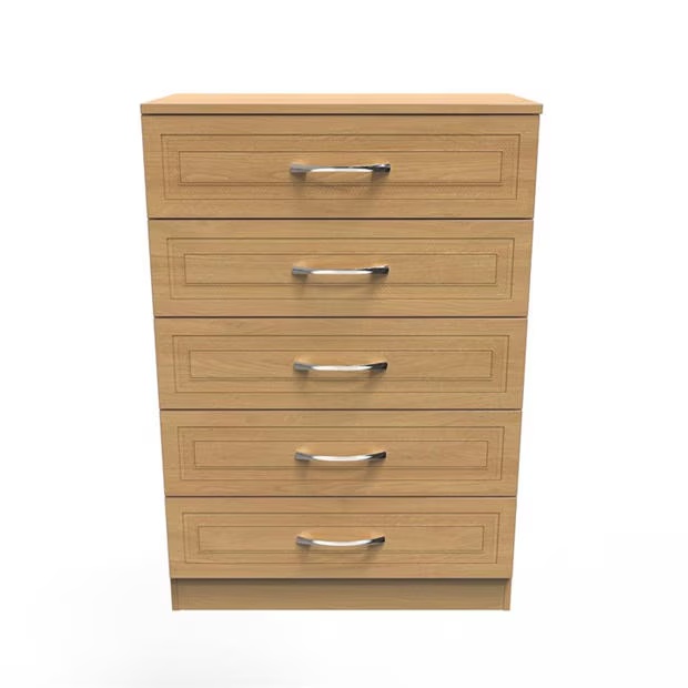Studio Dorset 5 Drawer Chest - Ready Assembled