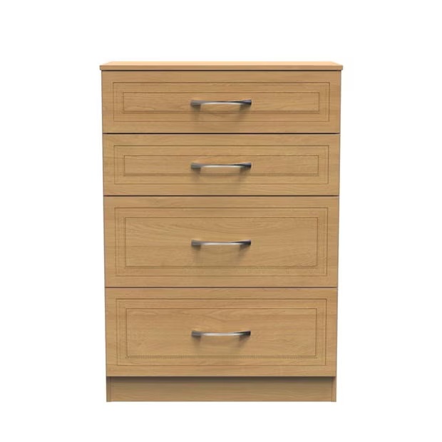 Studio Dorset 4 Drawer Deep Chest - Ready Assembled